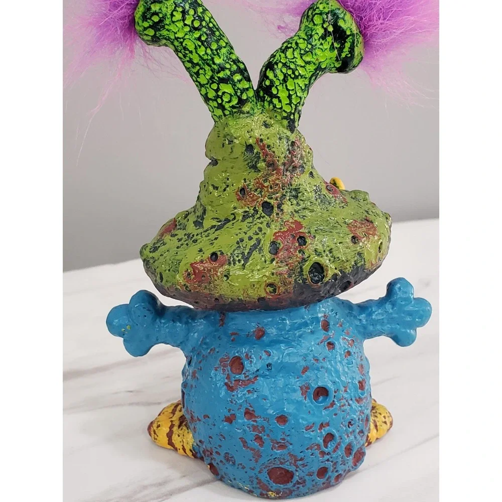 Vintage 1993 Russ Cosmic Critter Purple Feelie Greeble Monster Troll Alien‎ Toy